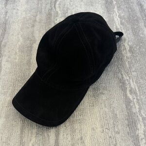 rag & bone Black Suede Cap
